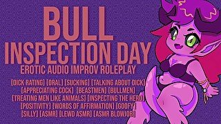 Bull Inspection Day - A DirtyBits Lewd ASMR Bawdy Rating