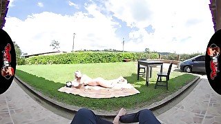 VRLatina- Amazing Big Ass Big Tit Latin Outdoor Sex VR