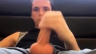 Sweet Boy Wank His Dick