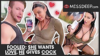 Hahaha. MILF in love convinced to fuck: ANIA KINSKI - MISSDEEP