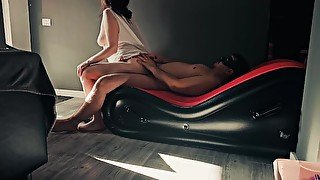 The wife is in the mood on a beautiful morning for a fuck and oral sex