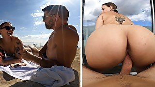 BIG ASS Australian Babe Gets Picked Up