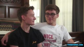 Big dick twinks spanking and facial