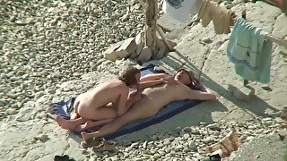 Couple Share Hot Moments On Nudist Beach