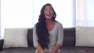 Spicy Morgan Lee performing in porn casting