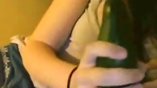 Horny and nasty girl fingering her pussy upskirt