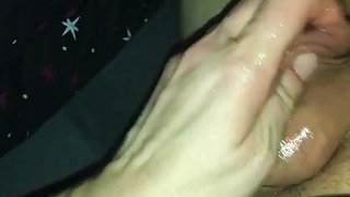 Amateur footjob #56 extreme balls squeezing handjob, cum on ankle sock