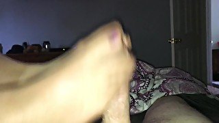 Another Pantyhose Footjob From My Ex Wife