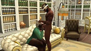 Thick Chocolate mature gets a visit sims 4