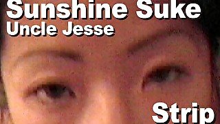 Sunshine Suke & Jesse strip suck facial