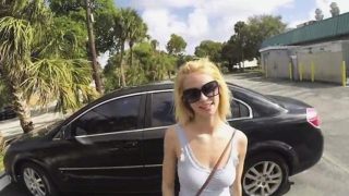 Blown by broke bigtit blonde teen