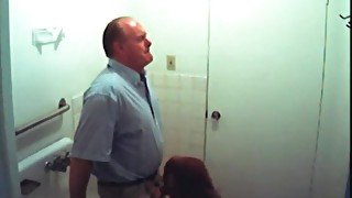 Office cock whore sucks off the boss man