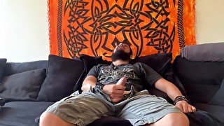 Sam Samuro - Huge Cumshot after 1 Week Masturbation Break , Cuming Twice