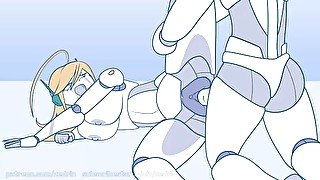 Curly Brace 4 - Robot Girl Hentai