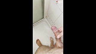 (POV) HORNY TEEN has a HOT SHOWER and masturbates in his DIRTY DORM room