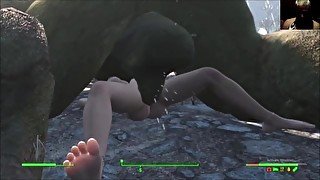 Pussy Wrecking Giant Compilation Bimbo Blonde Desire  Fallout 4 Mods