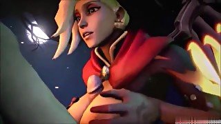 Lesbian overwatch cartoon compilation