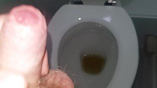 Pissing all over my toilet with reckless abandon!!!