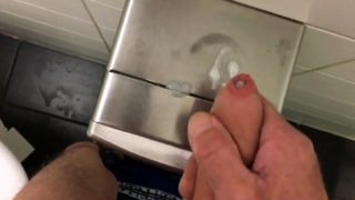 Cumshot Compilation Public Restroom 2018