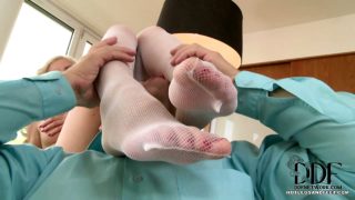 Footjob Fun At The Workplace