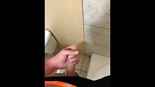 Teen guy painted the wall in the Motel with his uncut cock. Should he cover your face next time?