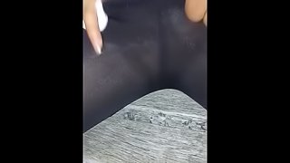 Subscribe 719 See through leggings public masturbation