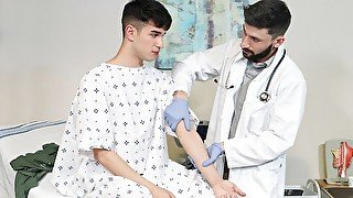 The Creepy Doctor Extract Semen From The Cutest Boy On Campus For Scientific Purposes - DoctorTapes