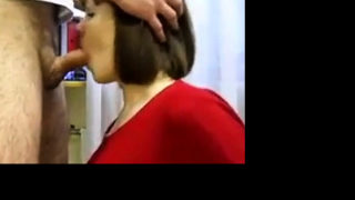 Miss Isakina. Workplace blowjob