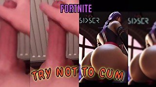 Masturbating to Fortnite porn 3