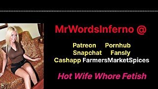 Hot Wife Fetish - Audio For Women - Patreon MrWordsInferno