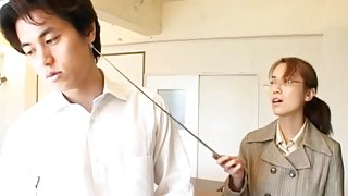 Reiko Sugimura and friend have sex in school