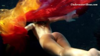 Edwige slutty teen underwater