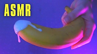 【ASMR】ローションまみれのバナナをねっとりシコシコ🍌