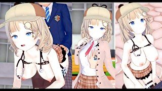 【エロゲーコイカツ！】VTuber ワトソン・アメリア3DCGアニメ動画(バーチャルYoutuber)[Hentai Game Koikatsu! Watson Amelia(Anime 3DCG