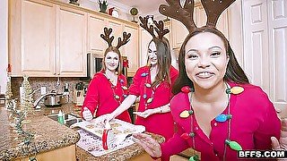Santa Fucks All His Helpers - Pov Cosplay Xmas