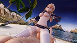 Genshin Impact - Jean Beach Cowgirl [PREMIUM VR UNCENSORED HENTAI 4K]