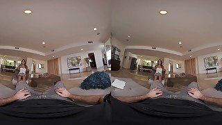 VR wife secretary threesome - Latina