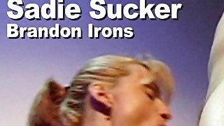 Sadie Sucker & Brandon Irons Strip Suck Facial