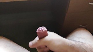 Big Uncut Guy Masturbates to Orgasm