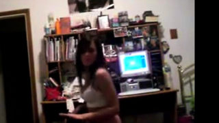 Italian girl sexy dance in cam TOTTA87 italiana