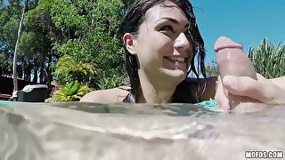 Poolside Assfuck Sex 2 - Lets Try Butt Sex P1