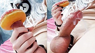 CUTE NEKO NYA WITH A BIG DICK vs TIGHT DONUT CREAMPIE Who Won?