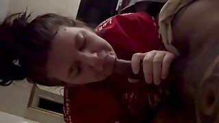 Snow bunny sucking BBC