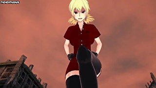 Hentai POV Feet Seras Victoria from Hellsing Vampiress Dominates You!