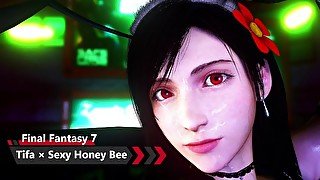 Final Fantasy 7 - Tifa × Sexy Honey Bee