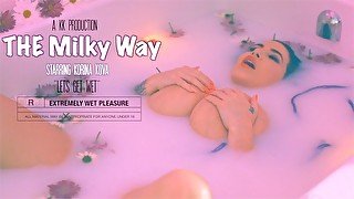 Milk bath: New tits revealed