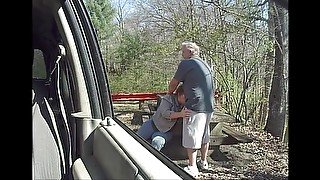 70yr old park slut