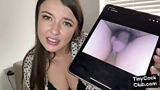 SPH solo amateur British babe talks dirty about loser cock