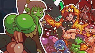 DOMINATING Sexy Monster Girls In Trixys Treasures