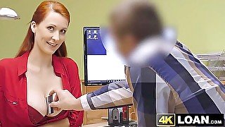 Charismatic Lady Screams Hard From Credit Managers Pounding With Isabella Lui